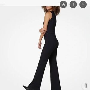 SPANX brand new with tags Black Boot Cut Jumpsuit